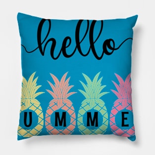 Hello Summer Pineapple design Pillow