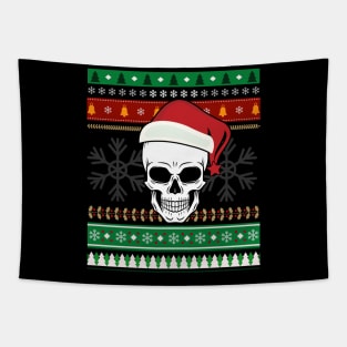 SKULL CHRISTMAS Tapestry