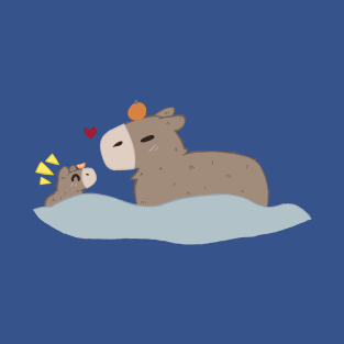 Capybara's with oranges T-Shirt