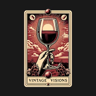 wine vintage tarot card T-Shirt