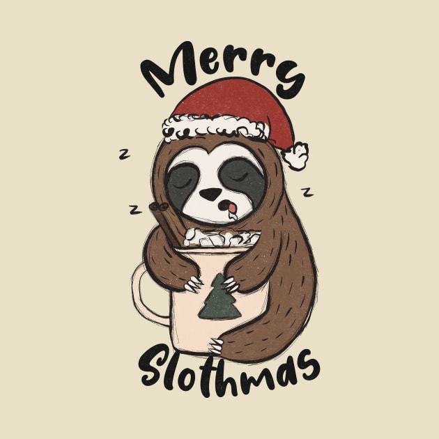 Merry Slothmas by Nessanya