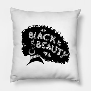 Black Girl Beauty Pillow