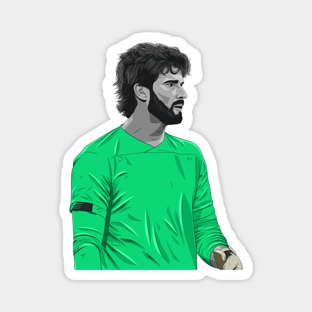 Alisson Becker LFC Magnet by Ades_194