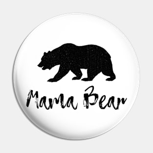 Mama Bear Mother's Day Mother Mom Flowers Gift bab Pin