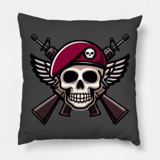 Cartoony Airborne Paratrooper Pillow