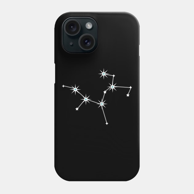 Sagittarius on Black Phone Case by wanderingteez