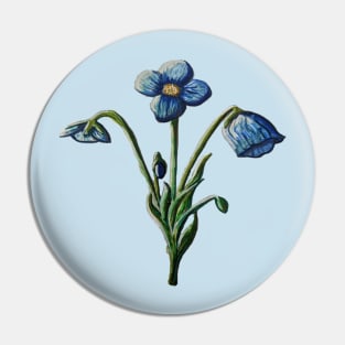 Himalayan Poppy Pin