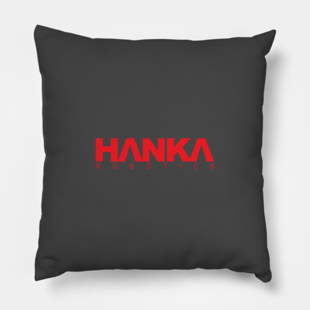 Hanka Robotics Pillow by 3Zetas Digital Creations