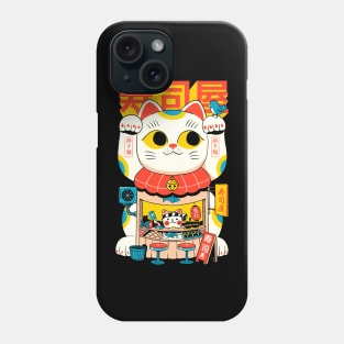 Lucky Cat Sushi Shop Phone Case