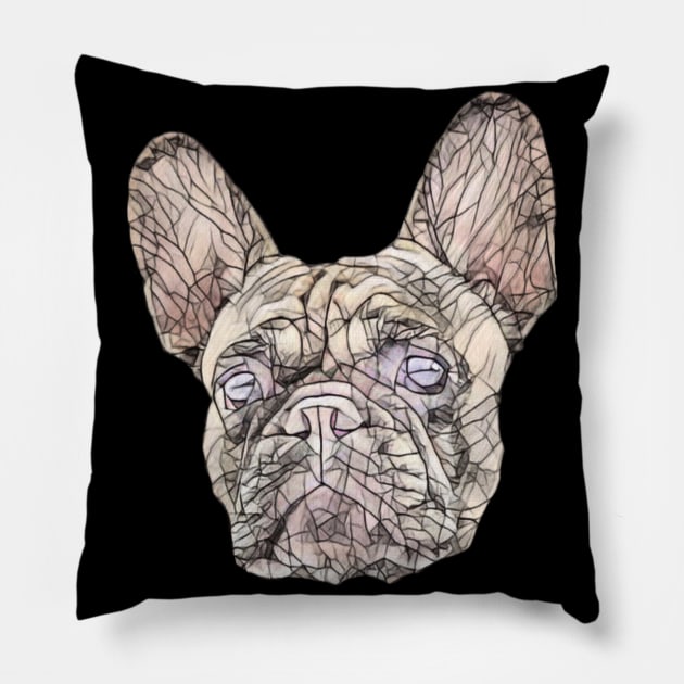 French Bulldog Pillow by DoggyStyles