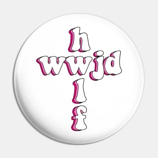 wwjd x hwlf Pin