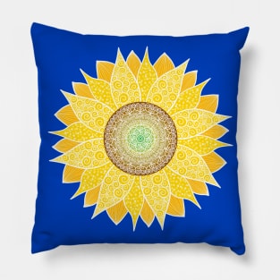 Zen Sunflower Pillow