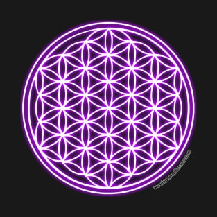 Purple Flower of Life T-Shirt