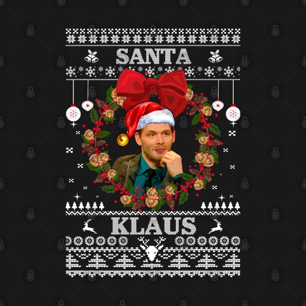 Santa Kalus Cool Klaus Mikaelson Christmas Design by TrikoGifts