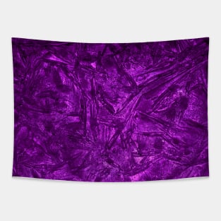 Purple Crystal Pattern Tapestry