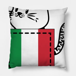 Patriotic Pocket Pussy - Cat Lover -  Italian Patriot Pillow