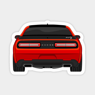 HELLCAT REAR DARK-RED Magnet