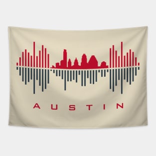 Austin Soundwave Tapestry