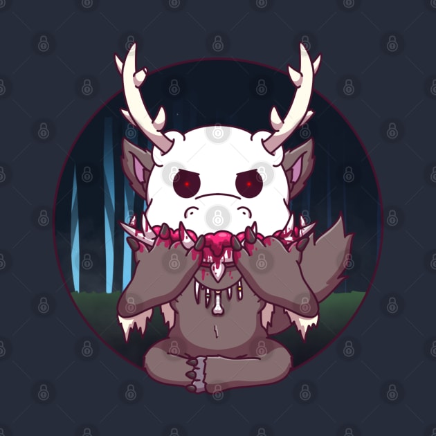 Wendigo Eating by TheMaskedTooner