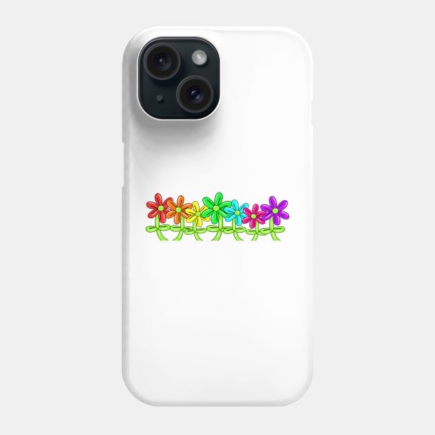 Balloon Flower Field Phone Case by HeavenlyTrashy