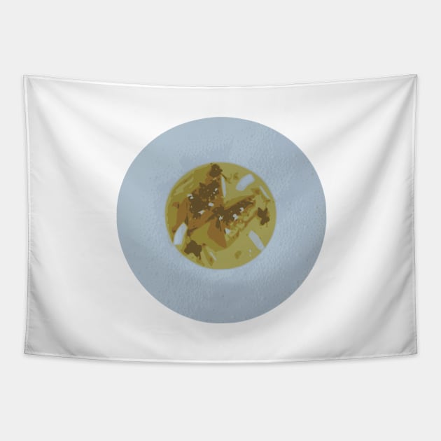 Dinner. Plate with food. Soup. Delicious food. Appetizing lunch. Food delivery Tapestry by grafinya