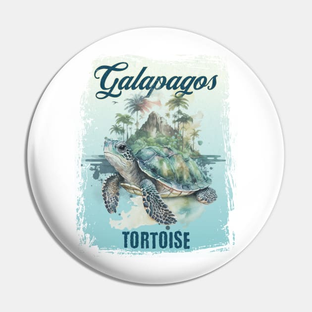 Galapagos Tortoise Pin by Photomisak72