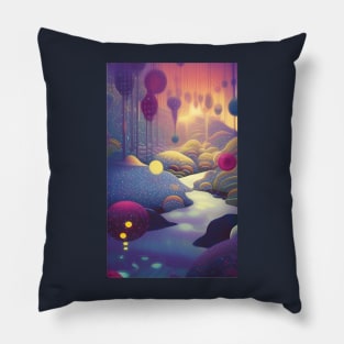 Sunset In Dreamland Pillow