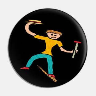 Tightrope Walking Pin