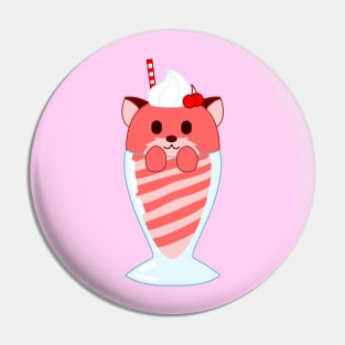 cherry fox shake Pin