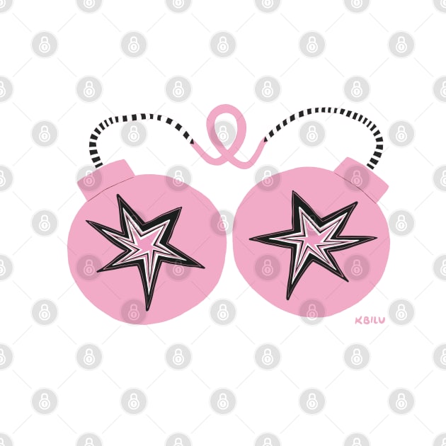 Pink Ribbon Bombs by KBILU_Art