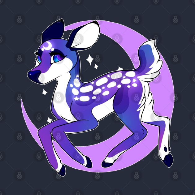 Galaxy Fawn - Purple by leashonlife