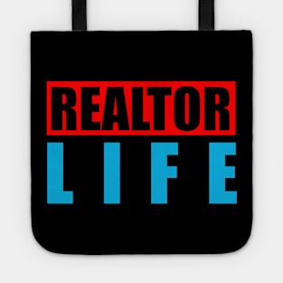 Realtor Life Fathers Day Gift Funny Retro Vintage Tote