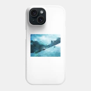 Snow Covered Mountain Phone Case