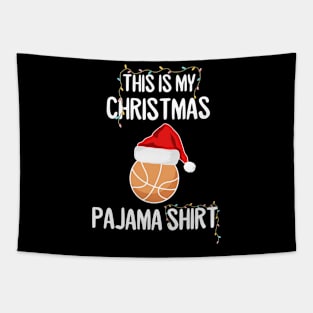 This is my Christmas pajama basketball Tapestry