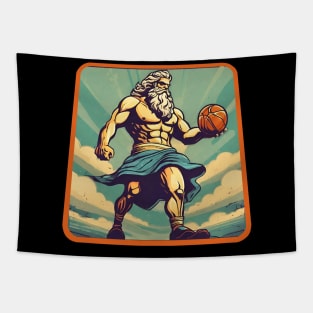 Zeus Basketball Player Tapestry