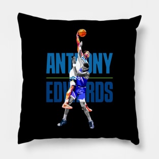 Anthony Edwards Dunk on John Collins WPAP Pillow