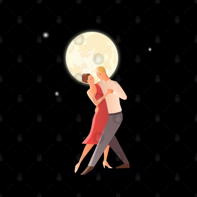 Dance At Home Together With The Moon Lighting Dance Teacher by Productcy