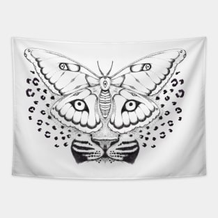 Moth Jaguar Tapestry