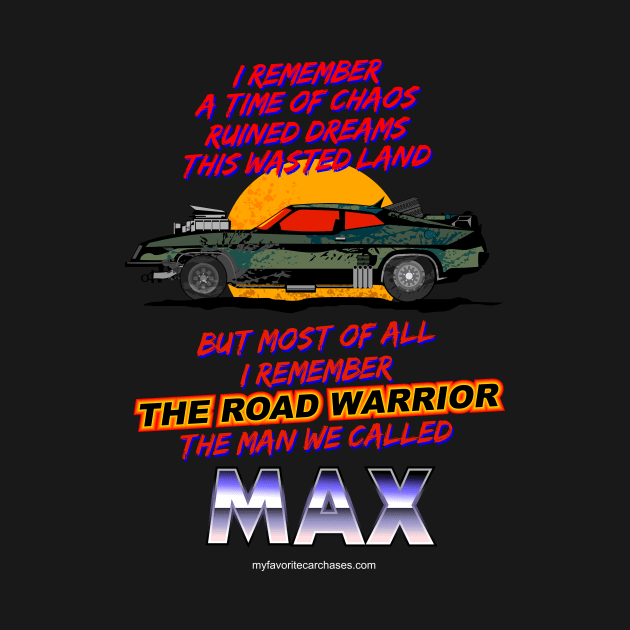 Road Warrior Mad Max 2 Retro 80s Shirt by Bullitt1