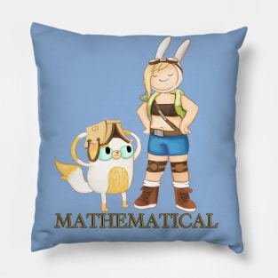 Mathematical, Fionna and Cake, Adventure Time fan art Pillow