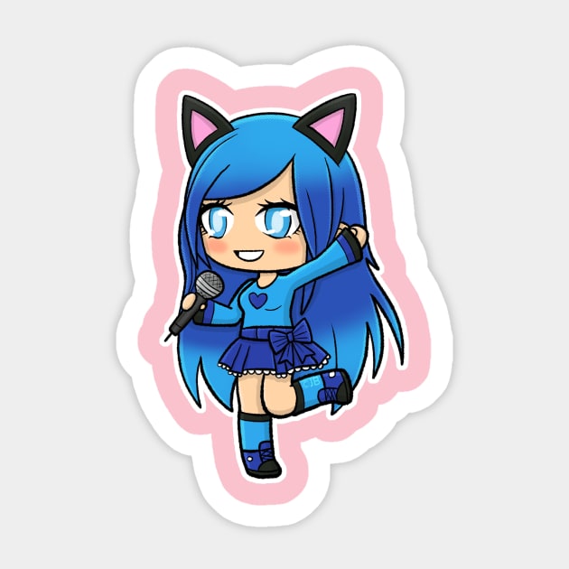 Gacha Girl Gacha Life Art Vinyl Sticker 