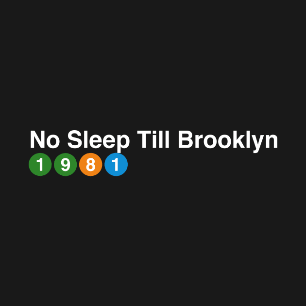 No Sleep Till Brooklyn - 1981 by LazHimself