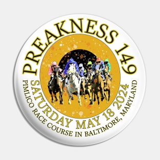 149th Preakness Stakes 2024 design Pin
