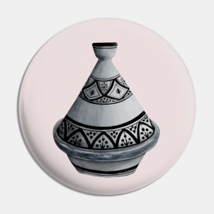 Watercolor Moroccan Tajine Pin