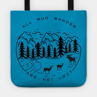 Mountain Hiking Trail Apparel Tote