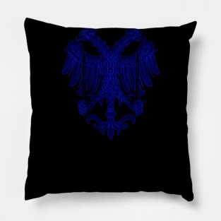 Komnenos dynasty - Neon Blue (3) Pillow