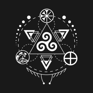 Triskele - Earth, Sea & Sky | Pagan Symbol T-Shirt