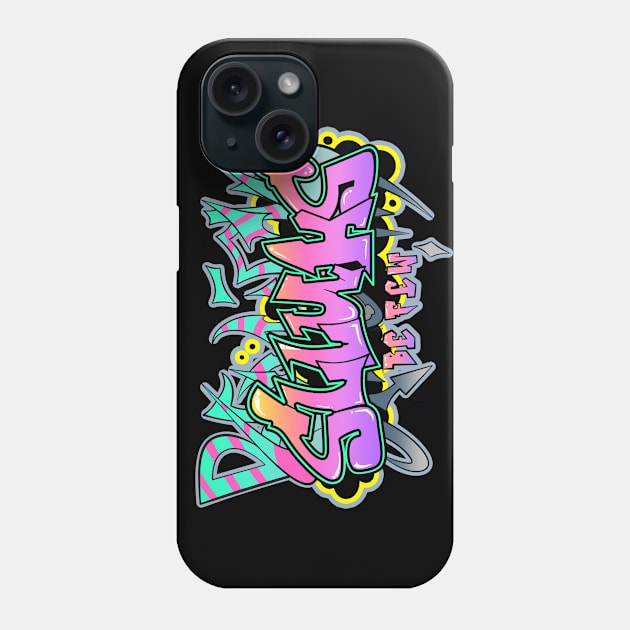 Dope Slluks logo design graffiti drawing Phone Case by slluks_shop