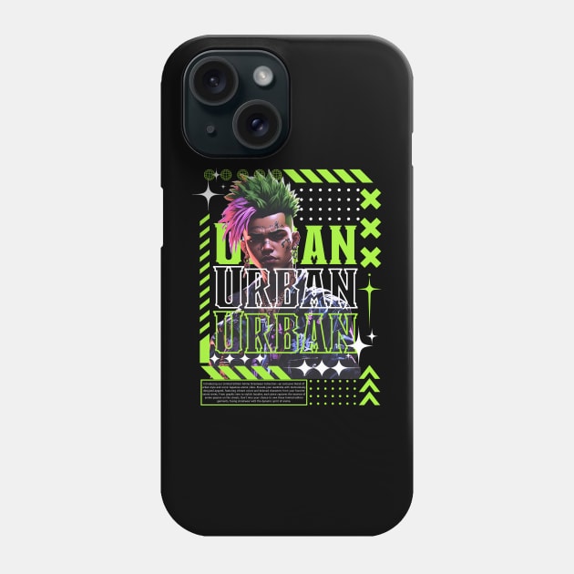 Anime steetwear asthetic , Urban design. Phone Case by Imaginator Studio