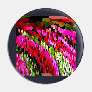 Color Burst Floral Abstract Pin